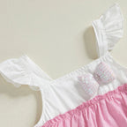 Baby Girl 2-Piece Summer Set Sleeveless Floral Print Dress Matching Sun Hat Toddler Outfit Beach Clothes Lootquake LLC