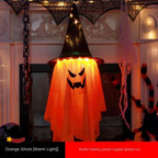 Halloween Light-Up Pumpkin Wizard Hanging Decoration for Kids Dress-Up Spooky Party Props European Window Display Holiday Decor Lootquake LLC