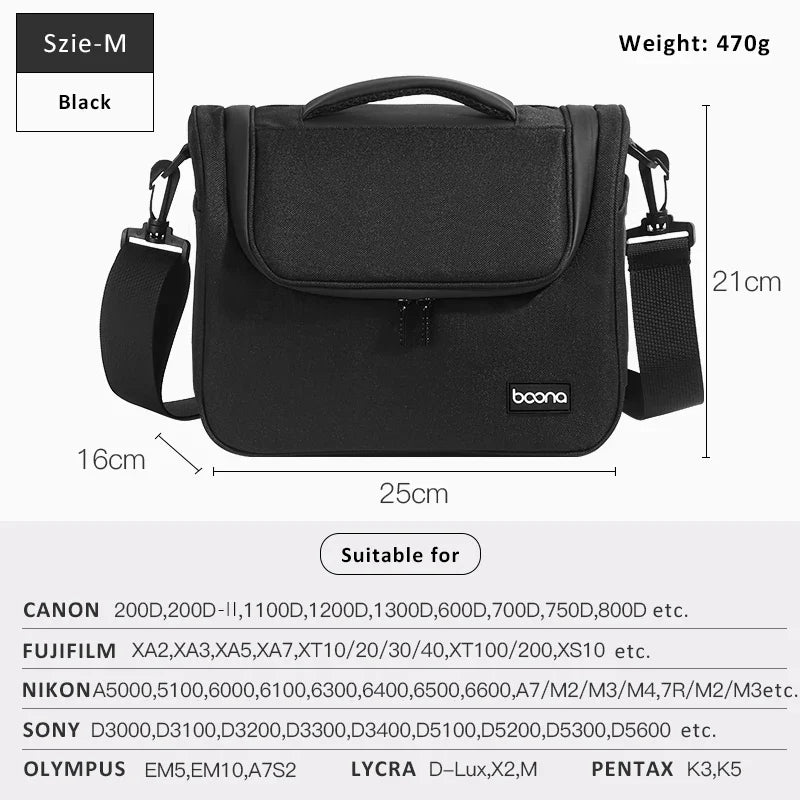 Digital SLR Shoulder Bags Waterproof  Camera Bag Lens Photography Bag for Canon Nikon Sony Micro Single Camera Sleeve Lootquake LLC