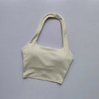 Backless Bliss: Sexy Sports Bra & Yoga Crop Top THRIXINE