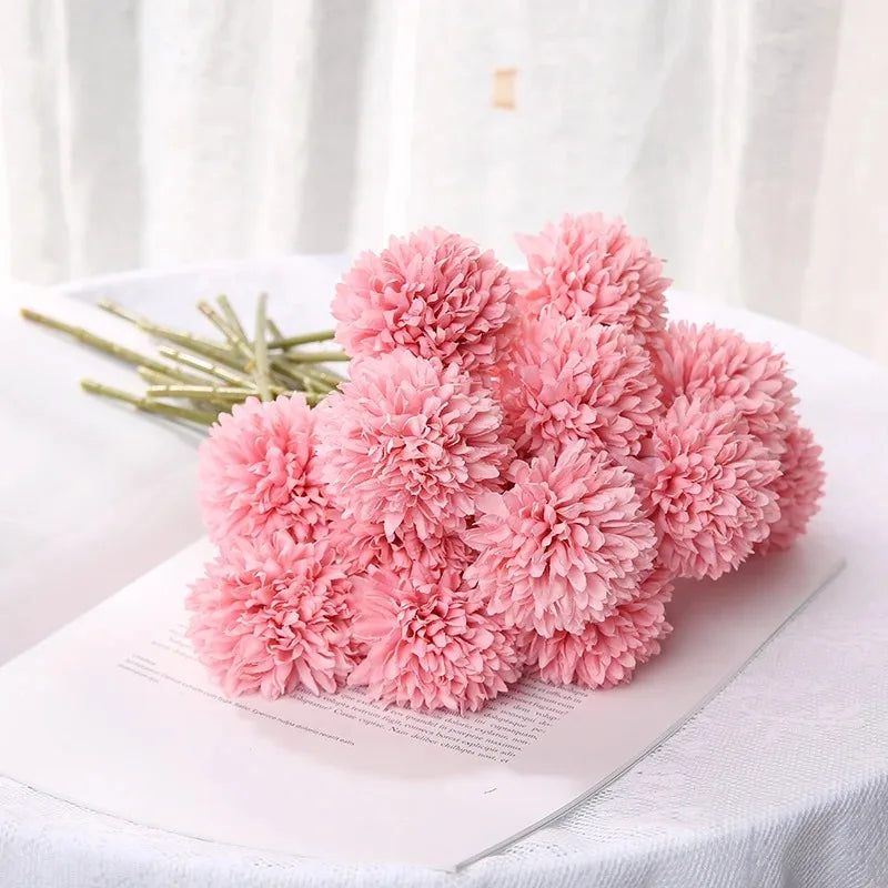 3/6Pc Hydrangea Artificial Flowers Bouquet Boho Home Bedroom Decor Wedding Decoration Craft Vases Flower Arrangement Accessories Lootquake LLC