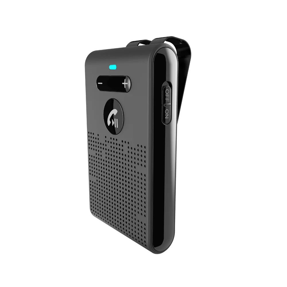 Bluetooth 5.4 Speaker Handsfree Car Kit Sun Visor Clip Wireless Audio Receiver Speakerphone Music Player Car Accessories Lootquake LLC
