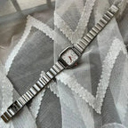 2024 Hot Brand Stainless Steel Strap Watch Women Luxury Gift Quartz Wristwatch Student Fashion Simple Square Quartz Watches