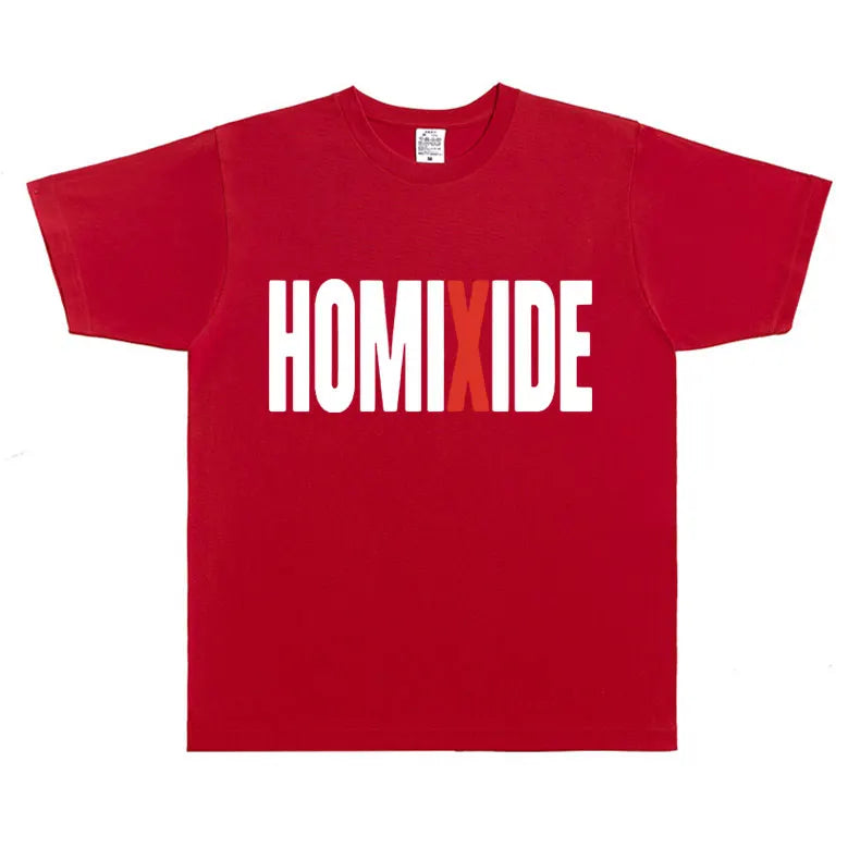 Rapper Homixide Gang Graphic T-shirt Playboi Carti Opium Merch Tshirt Men Women Hip Hop Oversized T Shirts Male Cotton Tops Tees Lootquake LLC