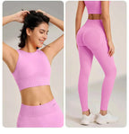 Women's High Waisted Leggings and Top THRIXINE