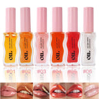 Water Light Honey Essence Lip Oil Long Lasting Moisturizing Fruity Shimmer Jelly Reduce Lip Lines Liquid Lipstick Gloss Makeup Lootquake LLC