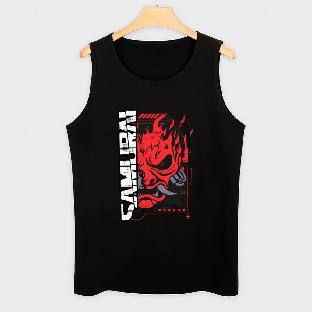 Samurai Rock Band Sleeveless Gym Tank Top