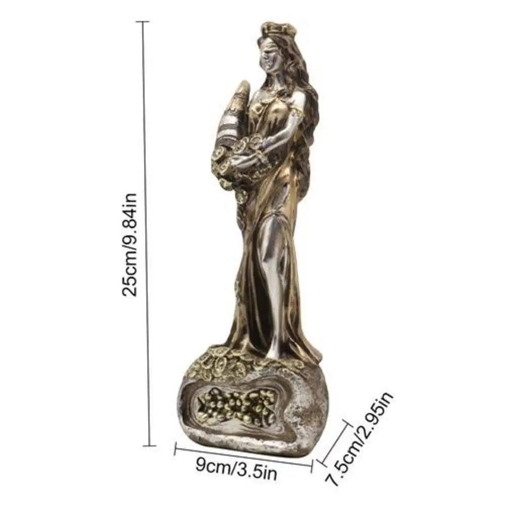 Goddess Statue Resin Sculpture Figurine Retro Witch Statue Goddess Spiritual Figurine Craft Art Statue for Home Decoration Lootquake LLC