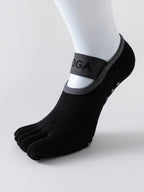 Women's five finger socks, anti slip yoga socks