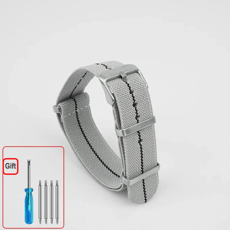 Amazfit Nylon Watch Band NATO Strap Waterproof Washable Elastic