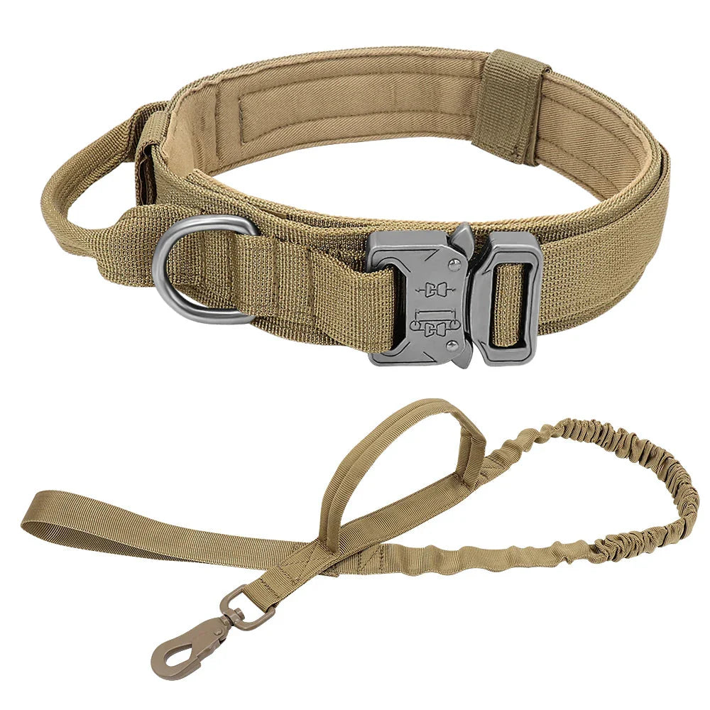 The Tactical Luxe Collar & Leash Fashioned Furbabies