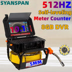 Pipe Inspection Camera 10.1inch1080P Screen,SYANSPAN Sewer Endonscope Self-Leveling 512HZ Sonde/Transmitter Meter Counter 30/50M Lootquake LLC