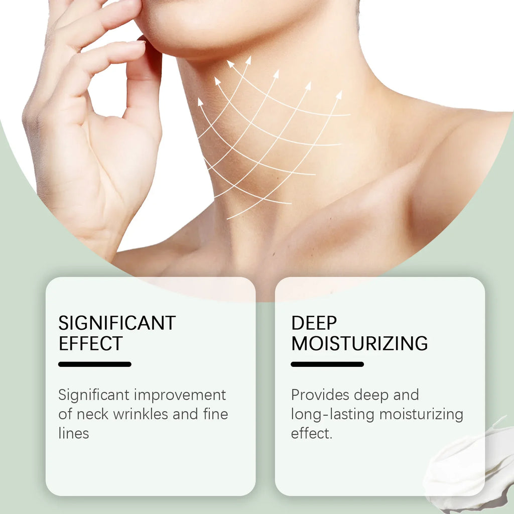 Collagen Neck Cream Anti Aging Reduces Wrinkles Lines Improve Double Chin Sagging Lifts Tightens Brighten Skin Beauty Neck Cream Lootquake LLC