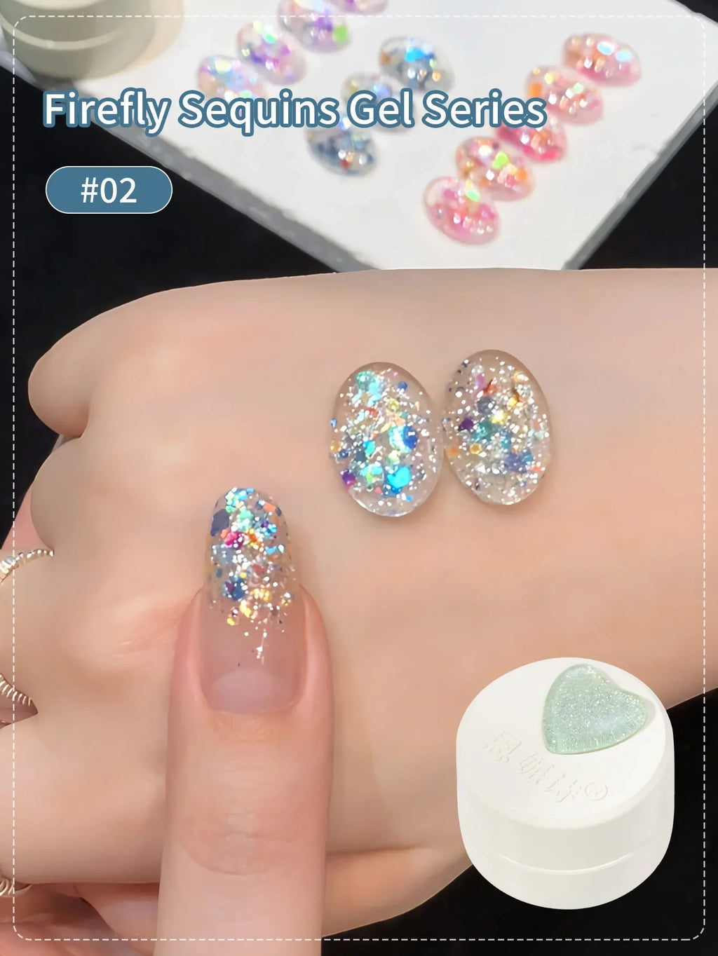5g Fluorescent Disco Iuminous Sequin Gel Nail Polish Neon Ultraviolet LED Nail Gel Soak Off Gel Varnish Luminous Nail Art Gel Lootquake LLC