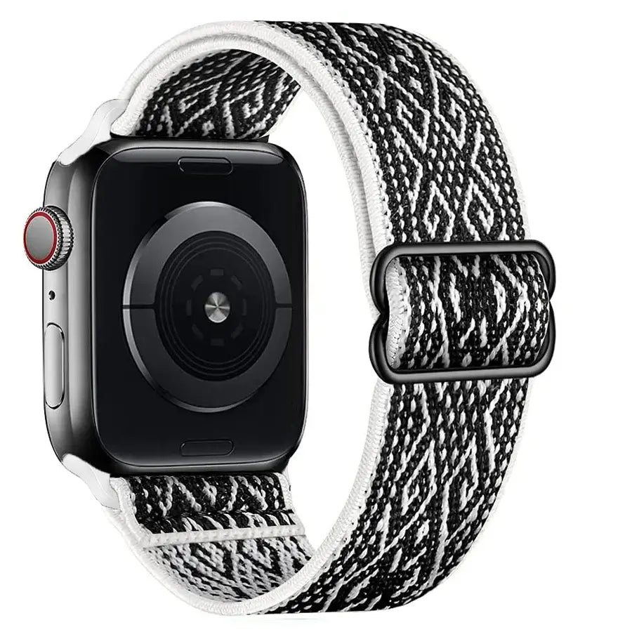 Apple Watch Nylon Band - Stylish, Durable, Elastic Design - SJB-DIAMOND ELITES