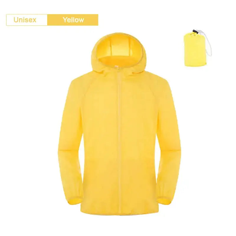 Camping Waterproof Jacket Men Women Windbreaker Men Raincoat Rain Jacket Men Waterproof Hiking Climbing Clothes Sun Protection