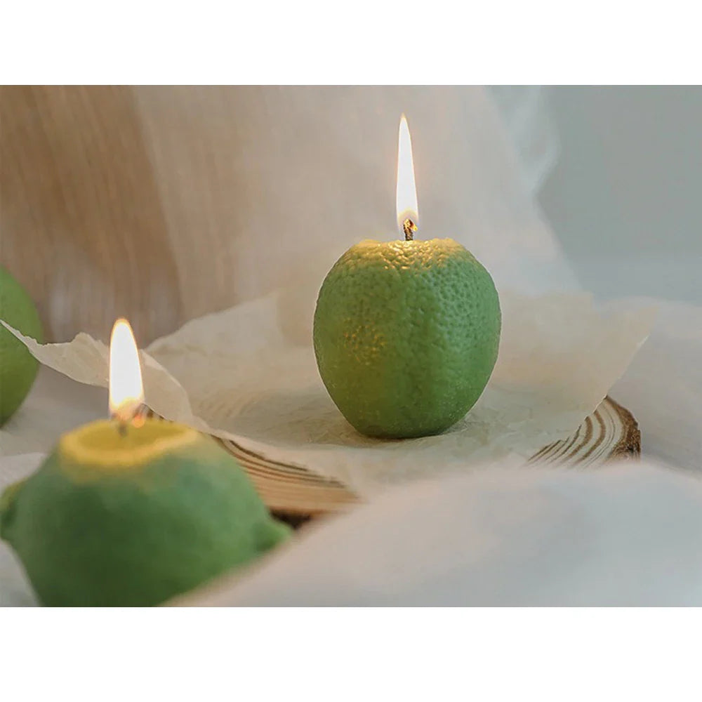 INS Decorative Fragrance Gift Lemon Candle DIY Fragrance Birthday Gift with Hand Gift Imitation Fruit Candle Scented Candles Lootquake LLC