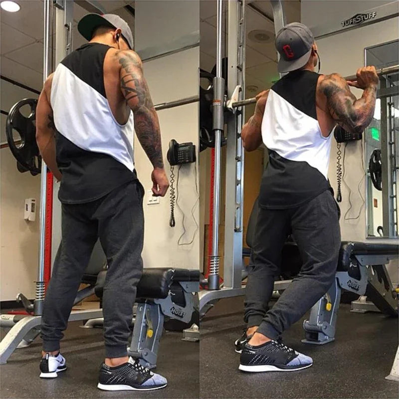 MuscleFlex Stringer Vest: Gym & Hip Hop Tank