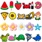 1pcs cartoon snail turtle fish shoe Charms Aceessories for Sandals pins Decorate girls kid Gifts Lootquake LLC