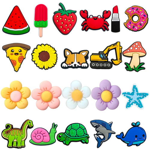 1pcs cartoon snail turtle fish shoe Charms Aceessories for Sandals pins Decorate girls kid Gifts Lootquake LLC