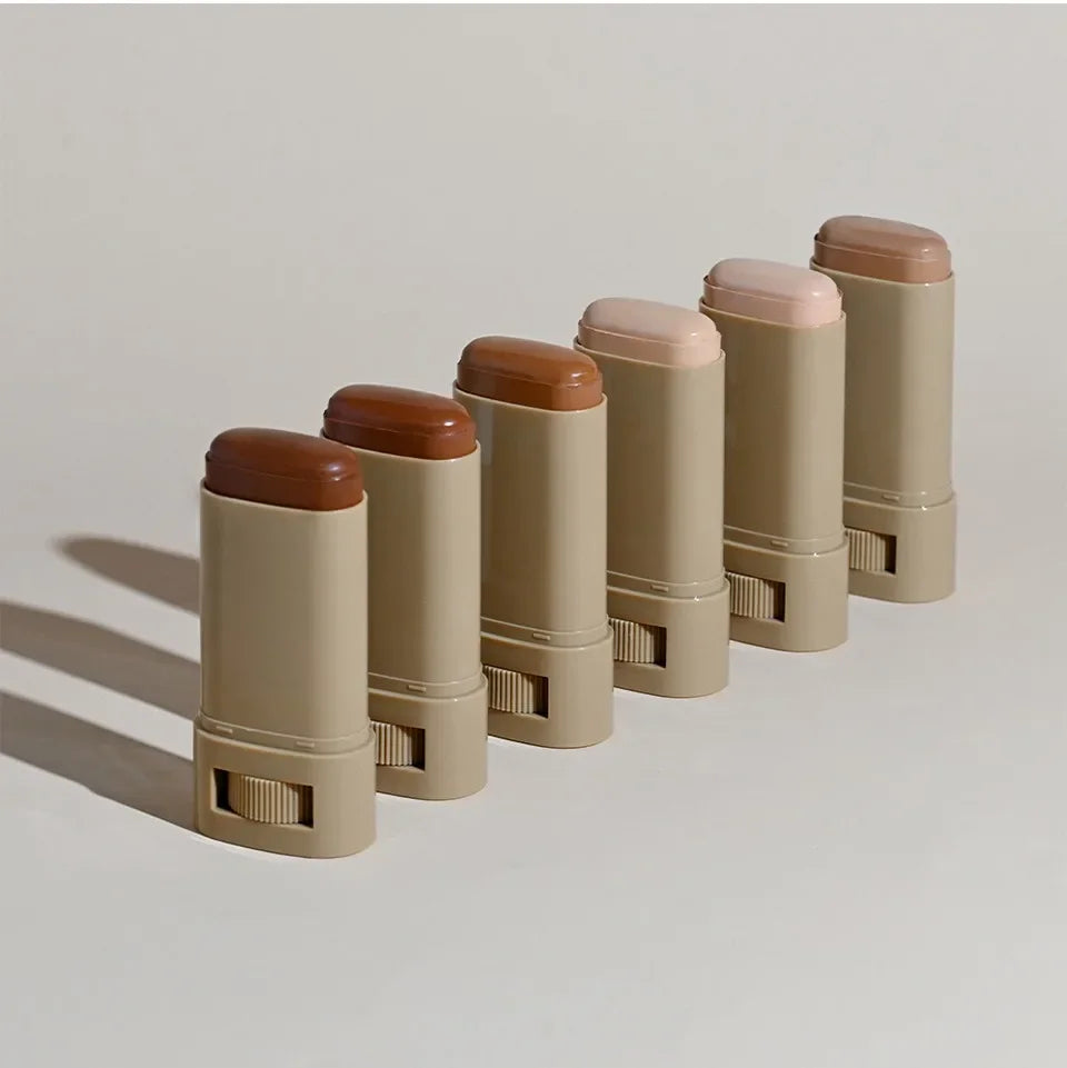 Foundation Stick Balm Skin Bronze Tint Eraser Foundation Stick Smooth Plumper Long-lasting Flawless Makeup Face Beauty Cosmetics Lootquake LLC