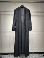 Ramadan Eid Mubarak Kaftan Robe Kimono Femme Musulmane Open Abaya Dubai Turkey Islam Muslim Long Dress For Women Pakistan Caftan