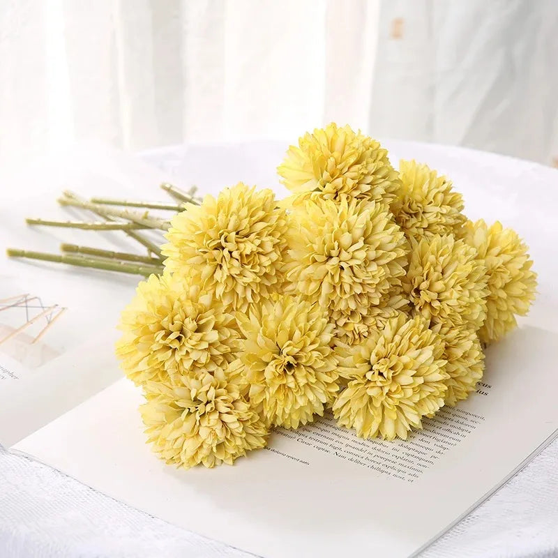 3/6Pc Hydrangea Artificial Flowers Bouquet Boho Home Bedroom Decor Wedding Decoration Craft Vases Flower Arrangement Accessories Lootquake LLC