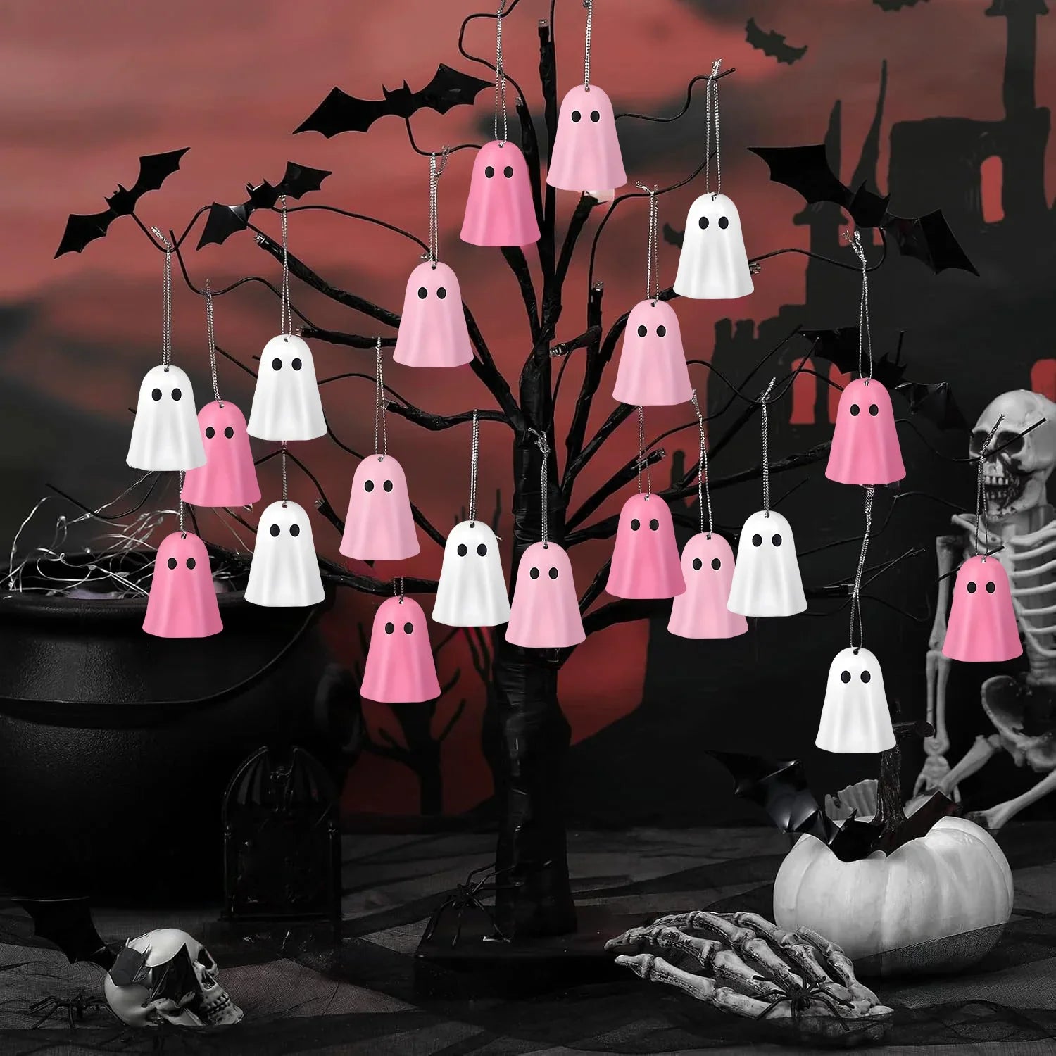 Halloween Hanging Ornaments Ghost Decoration Halloween Tree Decorations Ornaments paper Decorative Halloween Decoration For Lootquake LLC