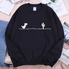 Network Malfunction Little Dinosaur Sweatshirts Men Women Casual Hoody Hip Hop Comfortable Streetwear Loose Warm Clothes Hoodies Lootquake LLC