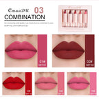 5 Pcs  Matte Lipstick Sets Lip Gloss Moisturizing Long-lasting Easy Makeup Fashion Classic Shades For Daily Date Exquisite Gift Lootquake LLC