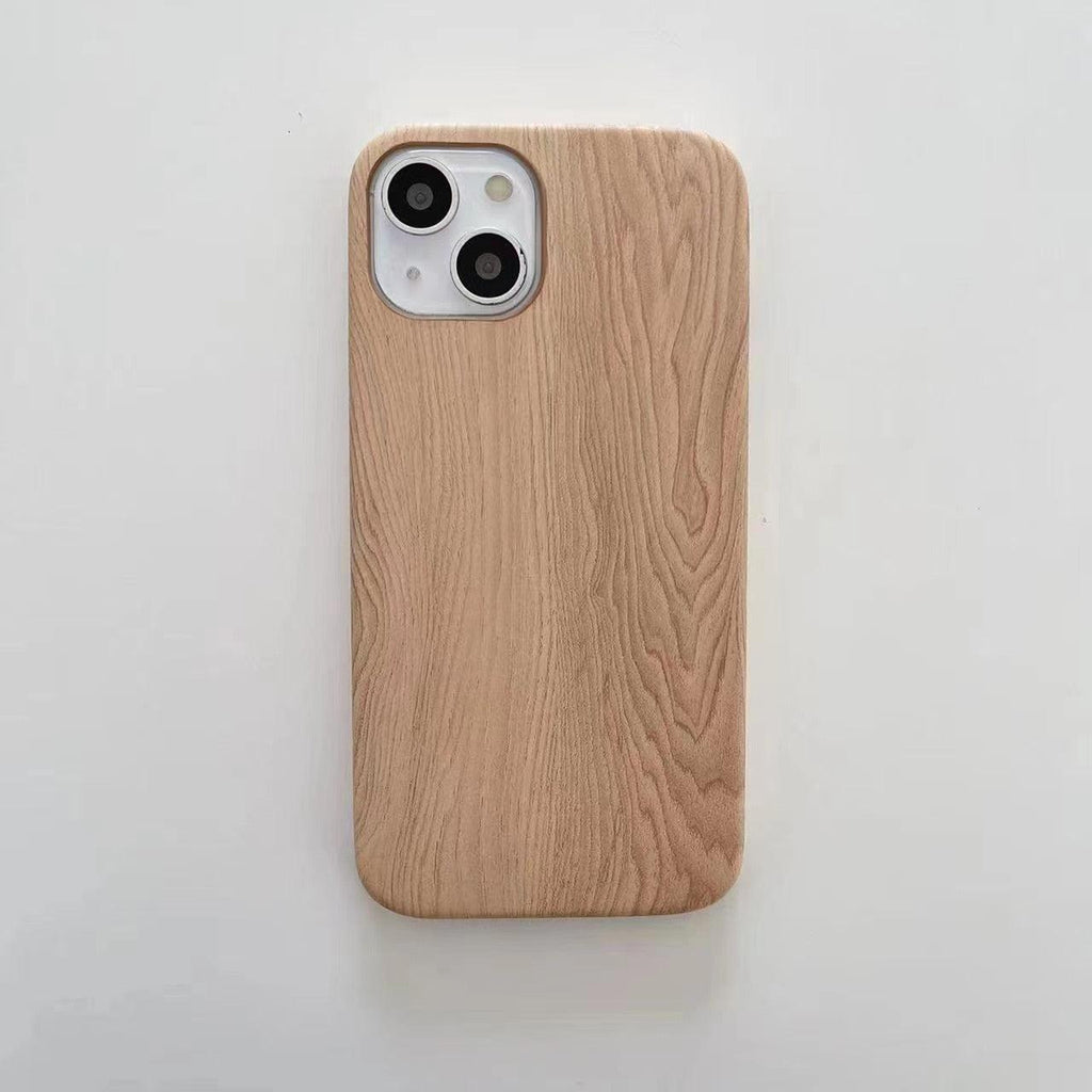 Luxury Wood Phone Case For iPhone 13 12 11 Pro X XS Max XR 8 7 Plus SE Retro Soft Wood Case Slim Hard Cover with Real Wooden Finish Protective Cover Stevvex
