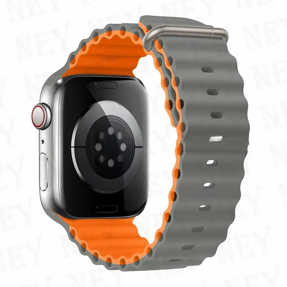 Apple Watch Silicone Strap - Soft Flexible Comfortable Fit - SJB-DIAMOND ELITES