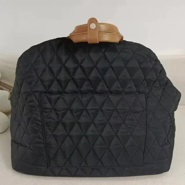 The Verona Luxe Carrier - Quilted Designer Pet Tote Fashioned Furbabies