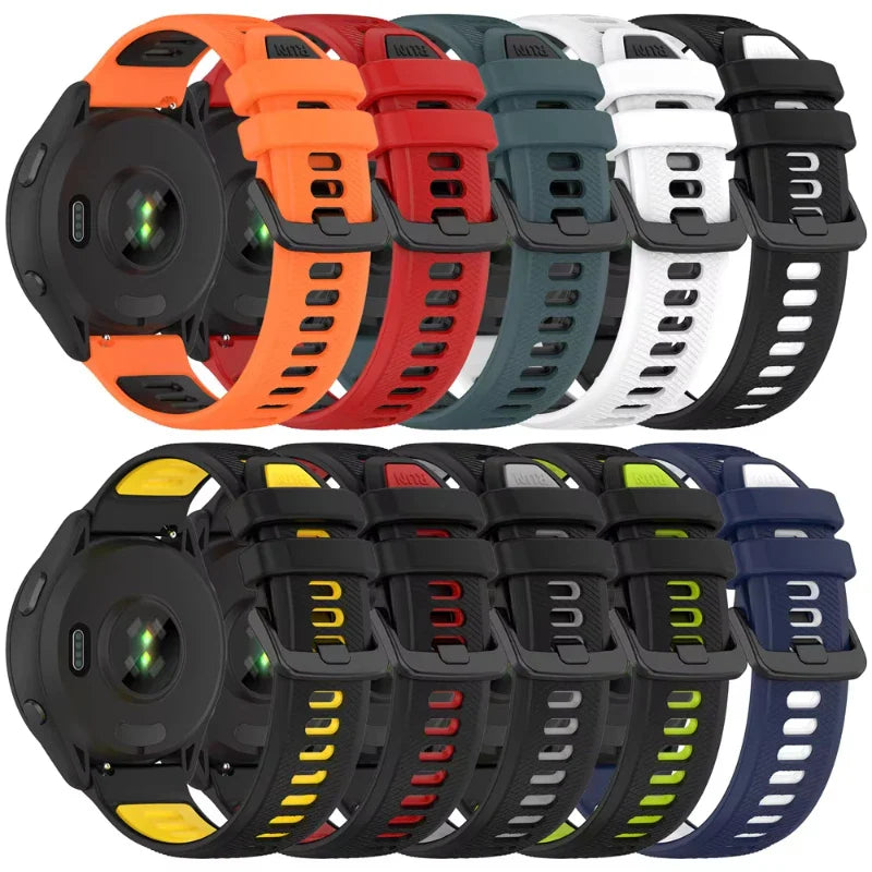 Motorola Moto Smartwatch Band Silicone Strap Stainless Steel Buckle Bracelet