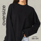 CottonEase 2026: Versatile Loose Long Sleeve Tee THRIXINE