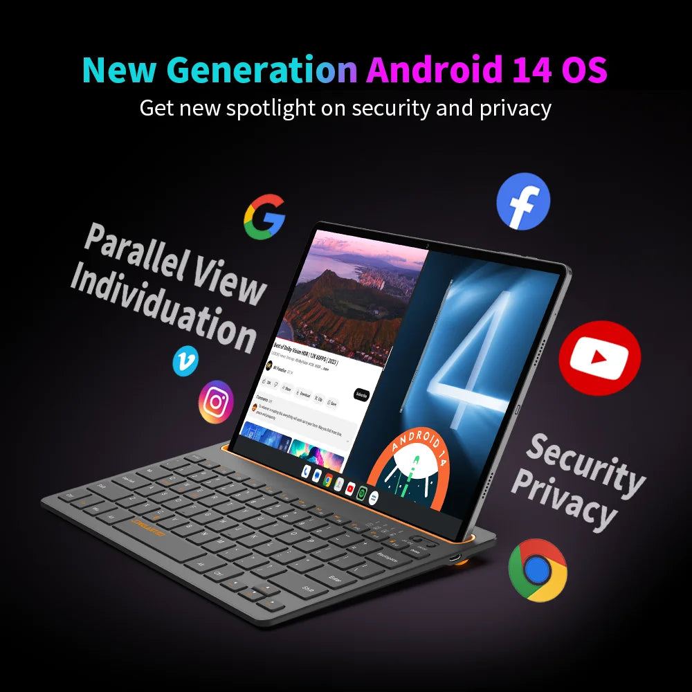 Teclast T65 Max 13 Inch Android 14 Tablet 8 Core Mediatek Helio G99 (8Gb+12Gb Expansion) Max. 20Gb Ram 256Gb Rom 10000Mah Battery Dual Sim 4g Lte 1920X1200 Gps Widevine L1 for Netflix Lootquake LLC