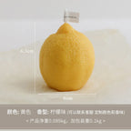 Decorative Fragrance Gift Lemon Candle DIY Fragrance Birthday Gift Imitation Fruit Candle