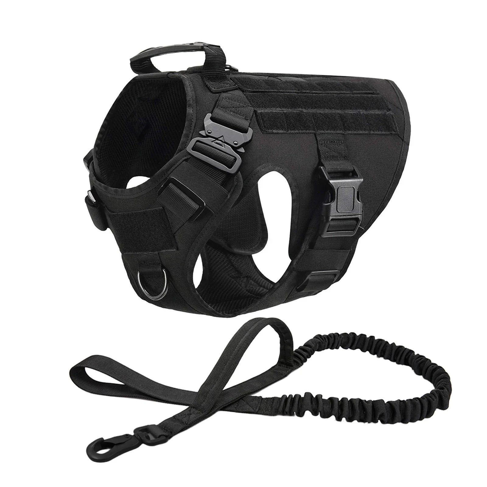 Ultimate Explorer Tactical Dog Harness & Leash Set Fashioned Furbabies