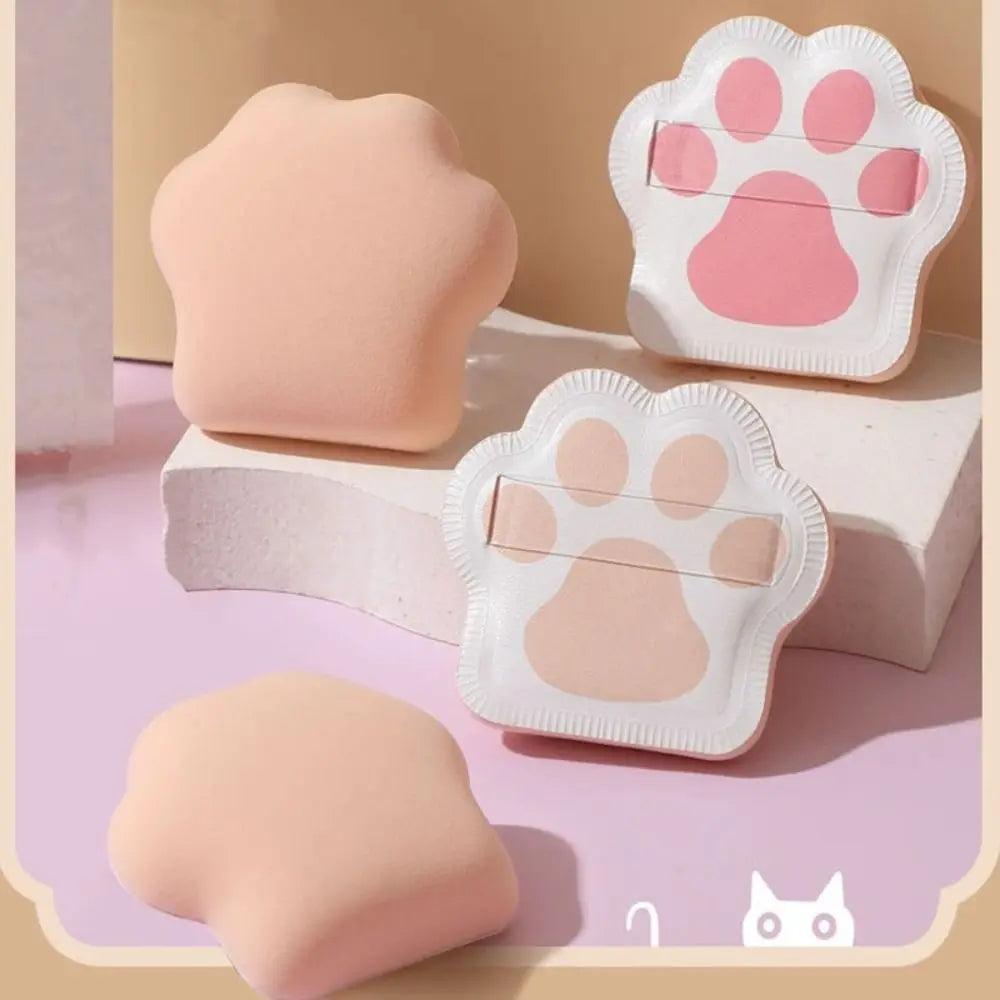 Portable Soft Powder Sponge Puff Foundation Cream Cushion Puff Cat Claw Shape Makeup Sponge Air Cushion Beauty Cosmetics Tool Lootquake LLC