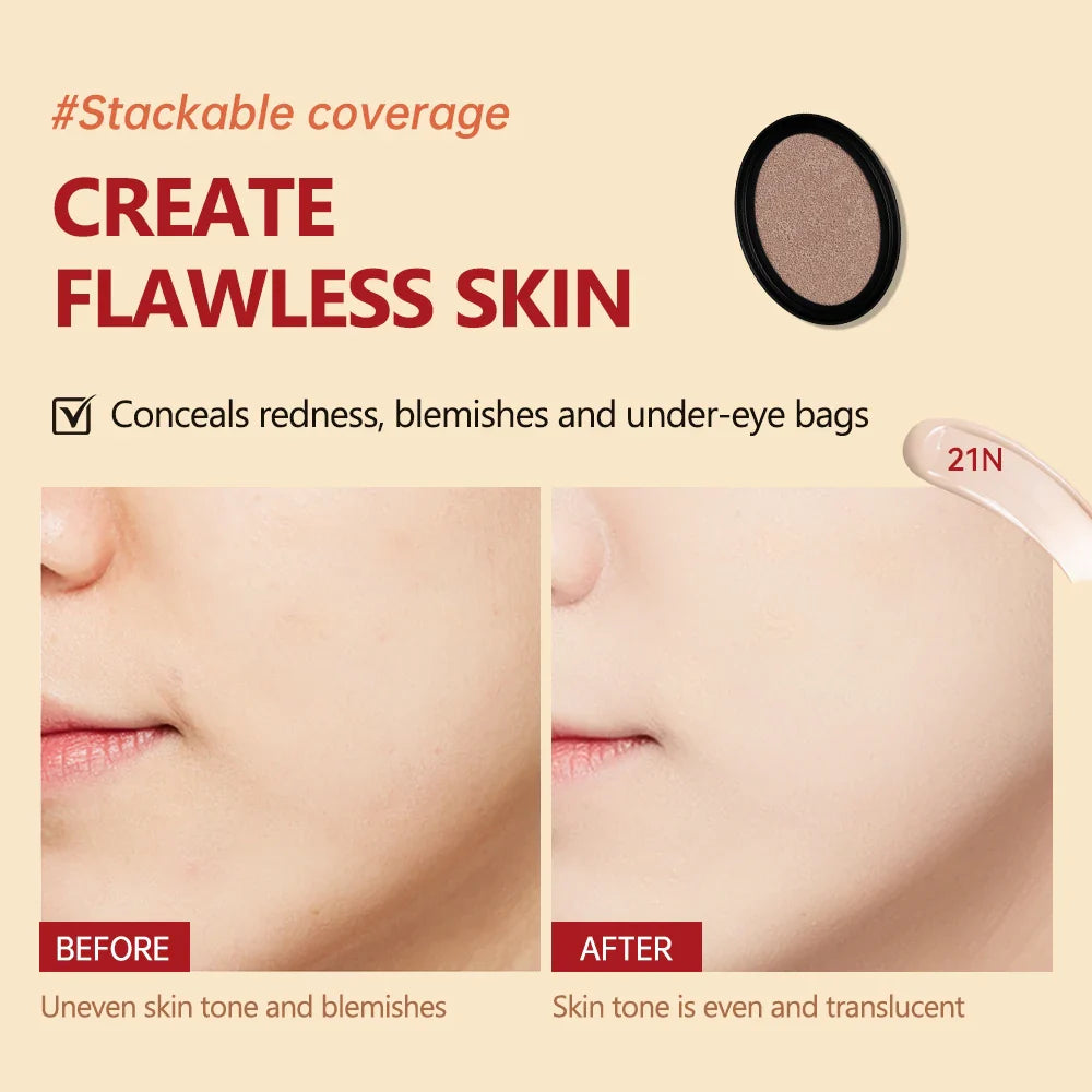 Cushion Foundation Refill Waterproof Covering Foundation Cosmetics Korean Makeup Bb Cream Foundation Tone Up Cream Water Proof Lootquake LLC