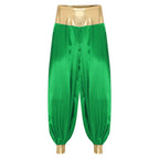 Halloween Men Arabian Indian Prince Cosplay Costume Stain Shiny Harem Trousers Arab Costume Carnival Dress Up Lantern Long Pants Lootquake LLC