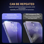 9D Tempered Glass for iPhone 11 12 13 14 Pro XR X XS Max Screen Protector on for iPhone 12 Pro Max Mini 7 8 6 6S Plus SE Glass Tempered Glass Screen Protector Compatible for iPhone Stevvex