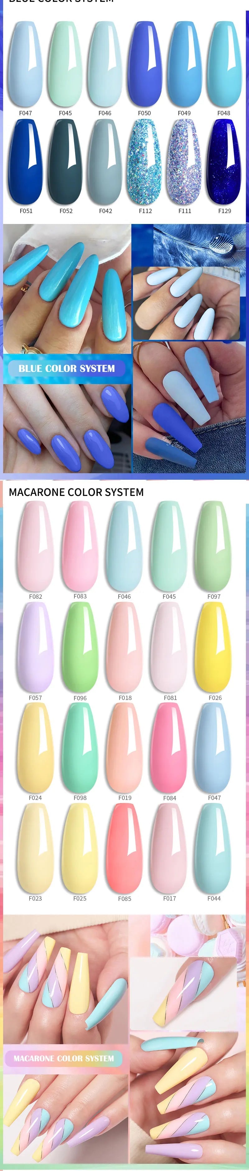 LILYCUTE 5Pcs/Set 7ML Red Brown Nail Gel DIY Nail Art Semi Permanent UV Gel Polish Long Lasting Design Manicure Kit Supplies Lootquake LLC
