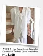 LANMREM 2 Pieces Sets For Women Suspender Long Dress With Sleeves Coat Female Casual Clothing 2024 Summer New 2DA6550