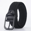 Men's Belt Casual Woven Elastic Belt Outdoor Sports Women's Belt Climbing Work Belt Jeans Suit Pants Men's And Women's Universal
