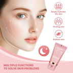 Collagen Peel Off Facial Mask Overnight Wrapping Pack Elasticity Hydration Care Reduces Sagging Dullness Hydrolyzed Collagen For