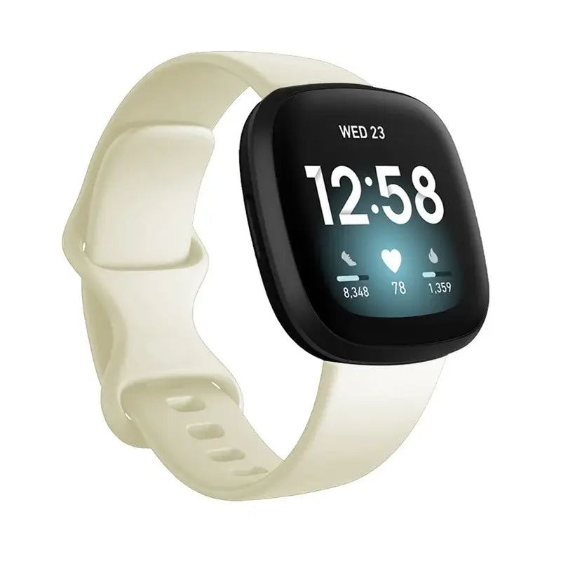 Fitbit Versa & Sense Silicone Band - Durable Stylish Straps - SJB-DIAMOND ELITES