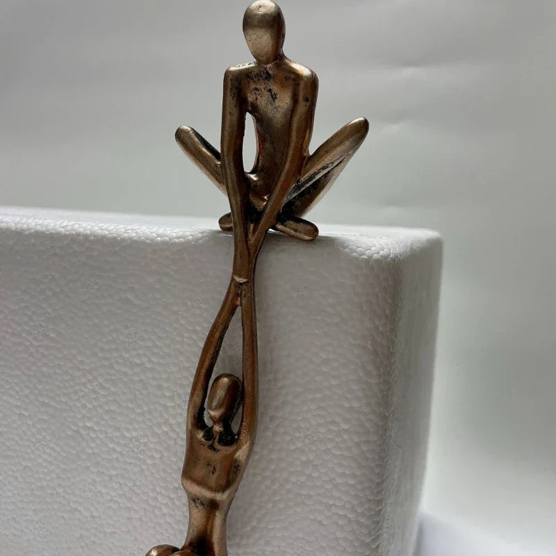 Man Lifting Woman Figurine Art Statue Lover Sculpture Ornament Home Desktop Decor Dancing Couple Sculpture Art Creative Artwork Lootquake LLC