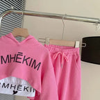 Autumn Baby Girl 3 Pieces Clothes Set Children Long Sleeve Letter Pullover + Sleeveless Top + Sport Pant Suit Girls Tracksuit