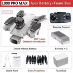L900 Pro MAX GPS Drone 4K Professional HD Dual Camera 5G Wifi 360° Obstacle Avoidance Brushless Foldable Quadcopter RC Drone Toy